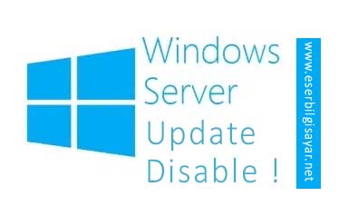 Windows Server 2016-2019 Güncelleştirme Kapatma