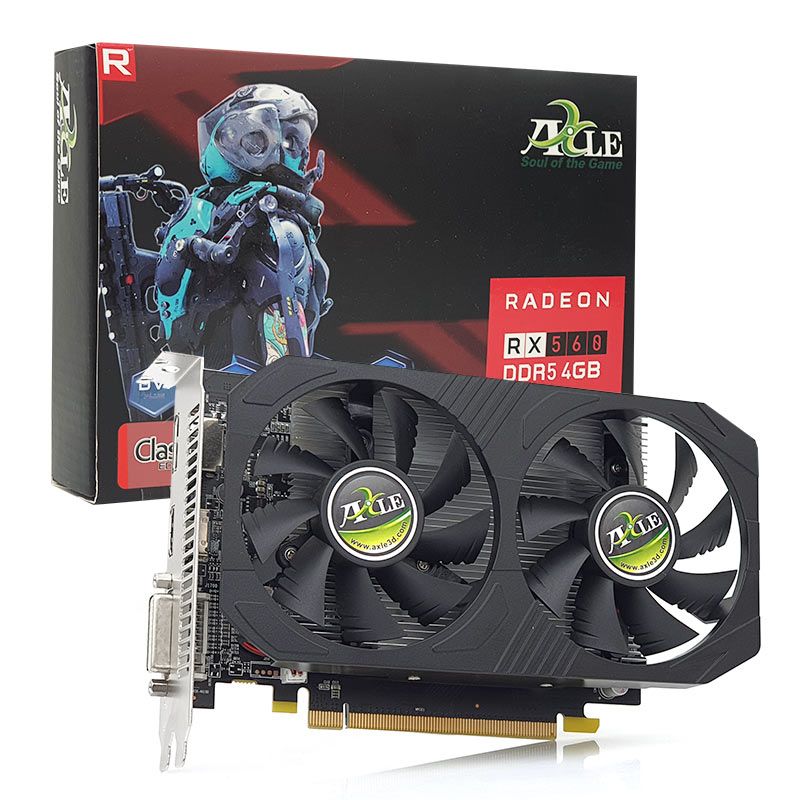 AXLE AX-RX5604GD5P8DIPD RX560 RADEON 4GB DDR5 128Bit DVI/HDMI/DP 16X