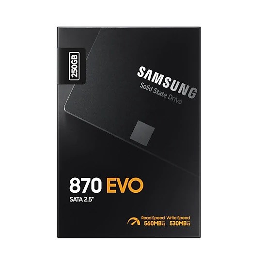 Samsung 250GB 870 Evo 560/530MB MZ-77E250BW