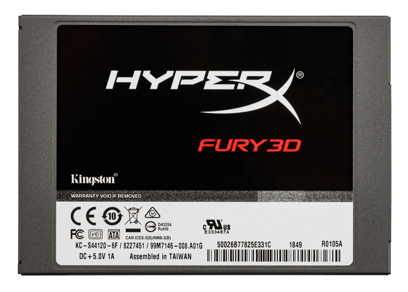 Kingston 240GB HyperX Fury 500/500 3D KC-S44240-6F